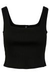 Pieces - Top - PC Nukisa Cropped Tank Top - Black