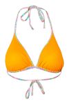 Pieces - Badetøj - PC Bea Bikini Triangle Top - Orange Pop
