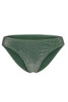 Pieces - Badetøj - PC Bling Bikini Brief Lurex Sww - Dark Green/Silver Lur