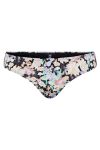 Pieces - Badetøj - PC Vaomi Bikini Brief - Black Multi flower
