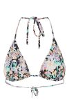 Pieces - Badetøj - PC Vaomi Bikini Triangle Bra - Black Multi flower