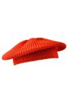Pieces - Beret - PC Naima Beret - Tangerine Tango