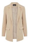 Pieces - Blazer - PC Bossy LS Loose Blazer - Silver Mink