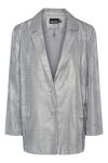 Pieces - Blazer - Glitty LS Blazer - Silver