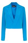 Pieces - Blazer - PC Jossa LS Crop Blazer - Ibiza Blue