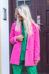 Pieces - Blazer - Size LS Loose Blazer - Fruit Dove