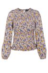 Pieces - Bluse - PC Hullu LS Smock Top - Orchid Bloom