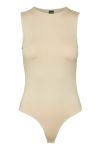 Pieces - Bodystocking - PC Minni SL Bodystocking - White Pepper