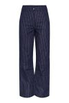 Pieces - Jeans - PC Adella Hw Denim Pant - Dark Blue Denim