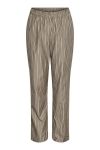 Pieces - Bukser - PC Assra MW Ankle Pant - Silver Mink/Black