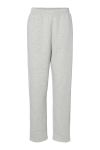 Pieces - Bukser - PC Chilli Hw Straight Sweat Pants N- Light Grey Melange