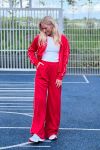 Pieces - Bukser - PC Grace MW Track Pants - High Risk Red