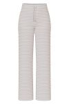 Pieces - Bukser - PC Laya Mw Wide Pants - Bright White/Silver Mink