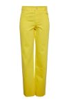 Pieces - Bukser - Molly Wide Pants - Golden Kiwi - Ditte Estrup
