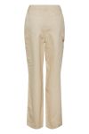 Pieces - Bukser - PC Ofelia HW Wide Cargo Pants - White Pepper