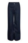 Pieces - Jeans - Pc Revin Hw Wide Foil Denim Jeans - Dark Blue Denim