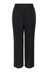 Pieces - Bukser - PC Ru Hw Embelish Pants - Black