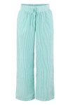 Pieces - Bukser - PC Vosa MW Wide Pants - Simply Green Stripes