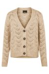 Pieces - Cardigan - PC Bibi LS Knit Cardigan - Silver Mink