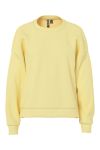 Pieces - Bluse - Chilli LS Loose Sweat - Pale Banana