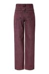 Pieces - Jeans - Dria Hw Straight Denim Pants - Tawny Port