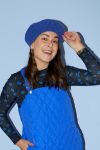 Pieces - Hat - Filippa Beret - Mazerine Blue - Ditte Estrup 