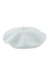 Pieces - Hat - PC French Wool Beret - Aqua Gray