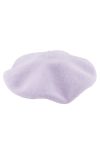 Pieces - Hat - PC French Wool Beret - Lavender