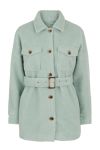 Pieces - Jakke - PC Fernanda Selma Overshirt Jacket - Silt Green