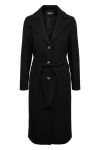 Pieces - Jakke - PC Josie Wool Coat - Black
