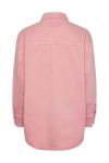 Pieces - Jakke - PC Fria LS Denim Shirt - Candy Pink Washed