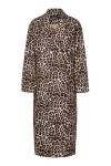 Pieces - Jakke - PC Savannah LS Long Leo Coat - Black/Leo