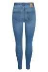 Pieces - Jeans - PC Dana HW Skinny Jeans - Medium Blue Denim