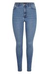 Pieces - Jeans - PC Dana HW Skinny Jeans - Medium Blue Denim