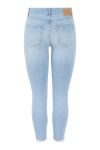 Pieces - Jeans - Delly Skin - Mid Waist - Light Blue Denim