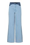 Pieces - Jeans - Pc Famy Hw Wide Denim Jeans- Light Blue Denim 