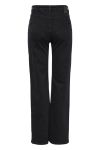 Pieces - Bukser - PC Holly HW Wide Jeans - Black Denim