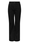 Pieces - Bukser - PC Holly HW Wide Jeans - Black Denim