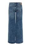 Pieces - Jeans - Pc Selma Lw Wide Jeans - Medium Blue Denim