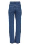 Pieces - Jeans - PC Siffi Hw Wide Rhinestone Jeans - Medium Blue Denim 