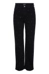 Pieces - Jeans - PC Siffi HW Wide Rhinestone Jeans - Black
