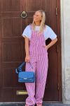 Pieces - Jumpsuit - Pcallo Dungeree - Salsa