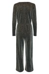Pieces - Jumpsuit - PC Rina LS V-Neck Jumpsuit KAC - Black Multi Lurex