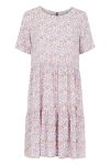 Pieces - Kjole - PC Bali SS Dress - Bright White