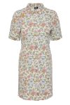 Pieces - Kjole - PC Blume SS A-Shape Dress - Birch