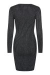 Pieces - Kjole - Pc Crista Ls Lurex O-Neck Knit Dress - Black