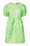 Pieces - Kjole - PC Darla SS Dress - Poison Green Flowers