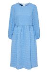 Pieces - Kjole - PC Felicia LS Midi Dress - Little Boy Blue