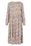 Pieces - Kjole - PC Hullu LS Midi Dress - Orchid Bloom