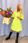 Pieces - Kjole - PC Jarikke SS Wrap Dress - Golden Kiwi